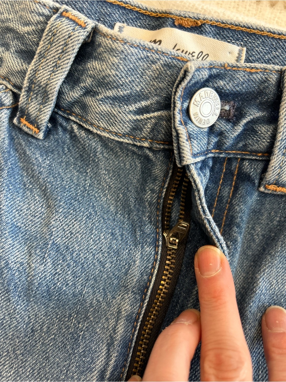 MADEWELL - The Ballon Medium Wash Jeans Size 26 - Picture 7 of 15